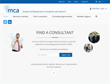 Tablet Screenshot of imca.ie